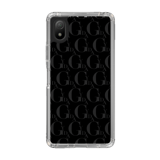 Slim Protection Case［ GYDA - Monogram - Black ］