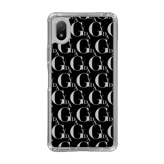 Slim Protection Case［ GYDA - Monogram - Black ］