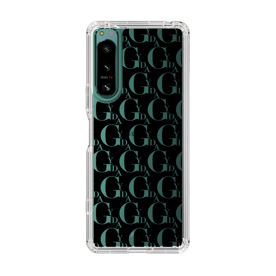 Slim Protection Case［ GYDA - Monogram - Black ］