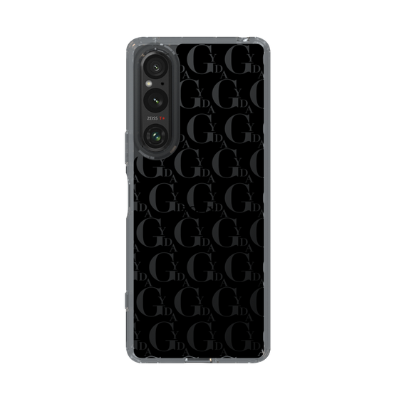 Slim Protection Case［ GYDA - Monogram - Black ］