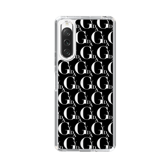 Slim Protection Case［ GYDA - Monogram - Black ］
