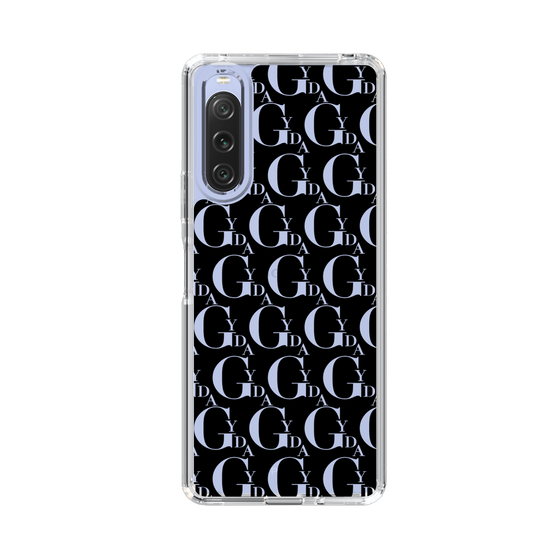 Slim Protection Case［ GYDA - Monogram - Black ］