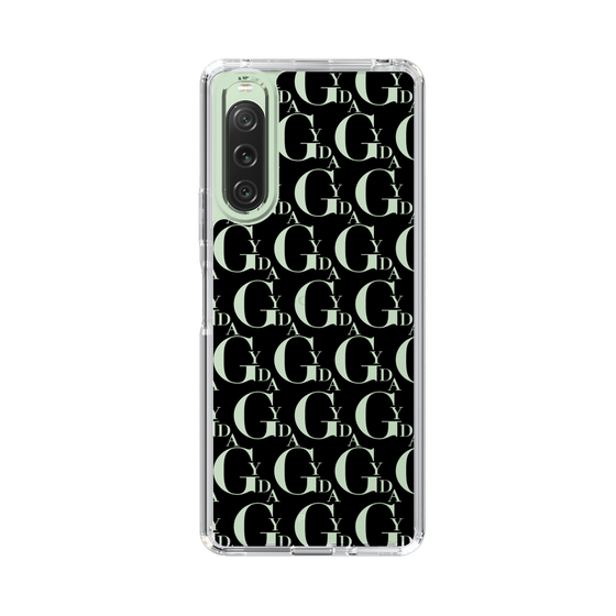 Slim Protection Case［ GYDA - Monogram - Black ］