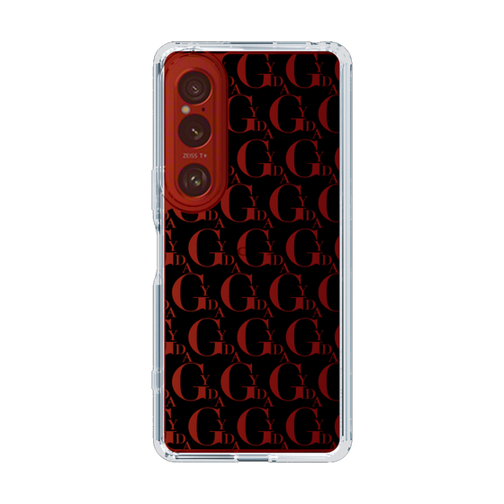 Slim Protection Case［ GYDA - Monogram - Black ］