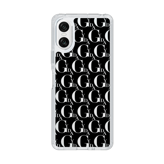 Slim Protection Case［ GYDA - Monogram - Black ］