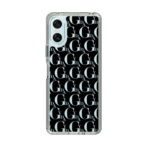 Slim Protection Case［ GYDA - Monogram - Black ］