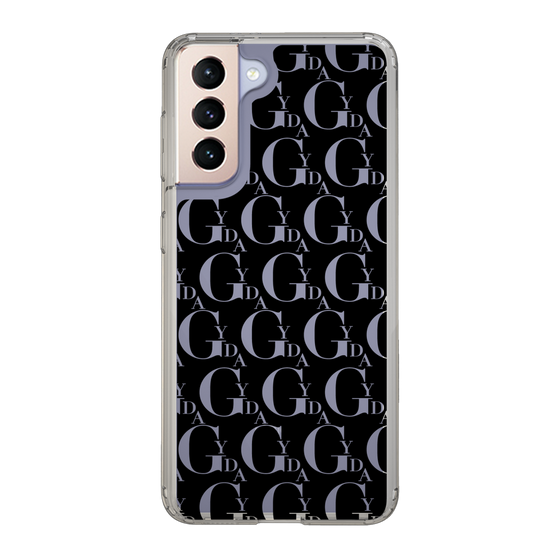Slim Protection Case［ GYDA - Monogram - Black ］
