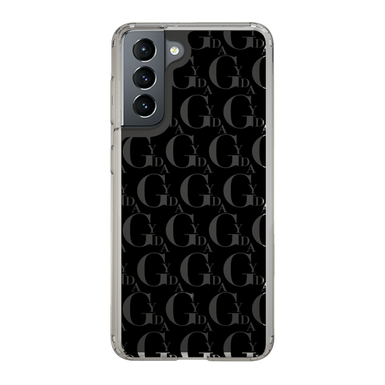 Slim Protection Case［ GYDA - Monogram - Black ］