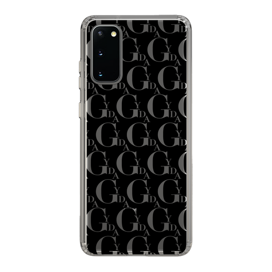Slim Protection Case［ GYDA - Monogram - Black ］