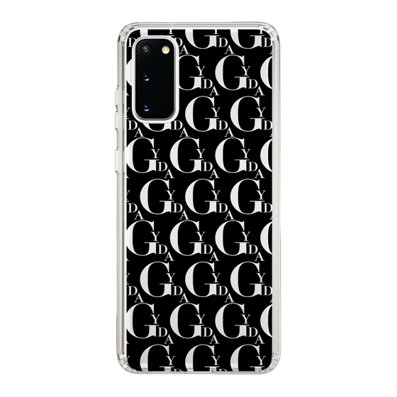 Slim Protection Case［ GYDA - Monogram - Black ］