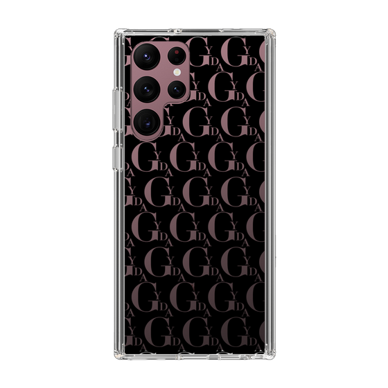 Slim Protection Case［ GYDA - Monogram - Black ］