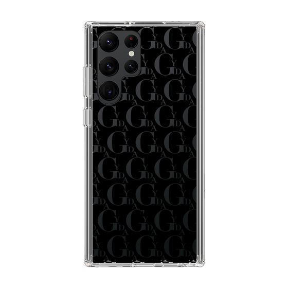 Slim Protection Case［ GYDA - Monogram - Black ］