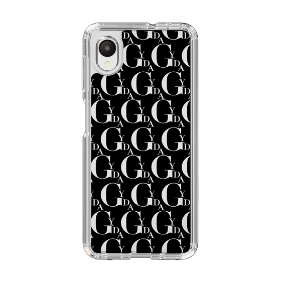 Slim Protection Case［ GYDA - Monogram - Black ］