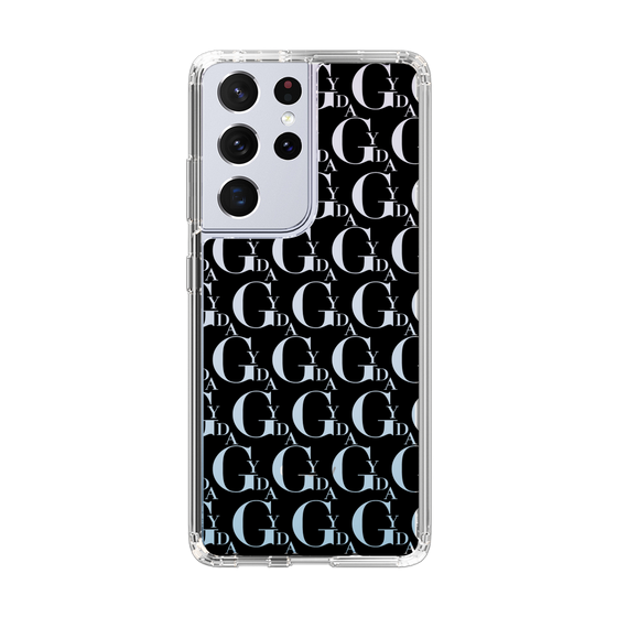 Slim Protection Case［ GYDA - Monogram - Black ］