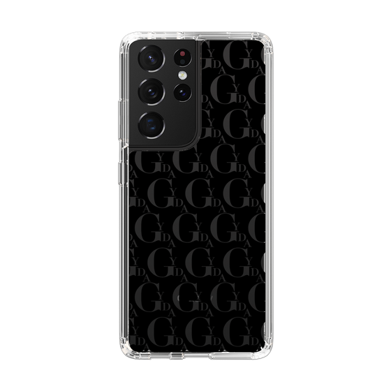 Slim Protection Case［ GYDA - Monogram - Black ］