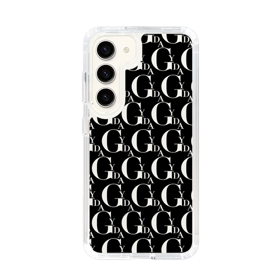 Slim Protection Case［ GYDA - Monogram - Black ］