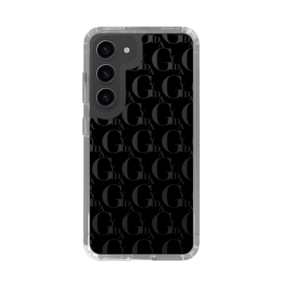 Slim Protection Case［ GYDA - Monogram - Black ］
