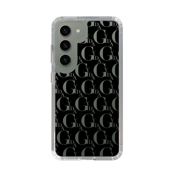Slim Protection Case［ GYDA - Monogram - Black ］