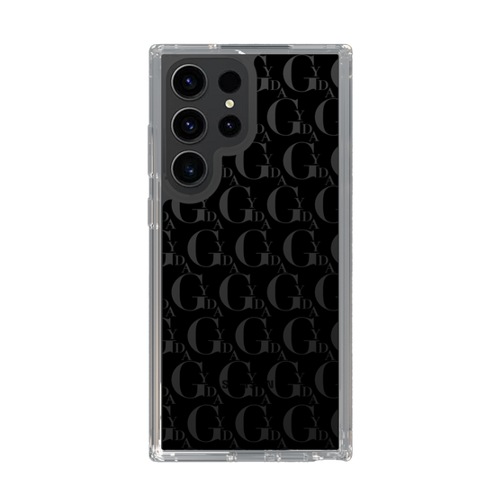 Slim Protection Case［ GYDA - Monogram - Black ］
