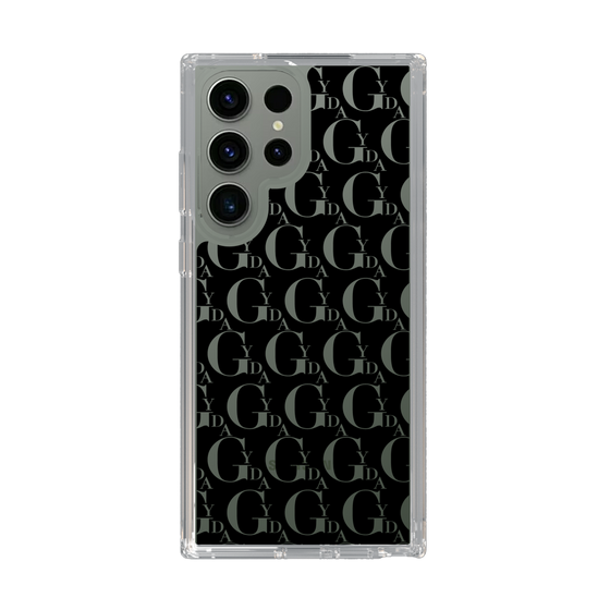 Slim Protection Case［ GYDA - Monogram - Black ］