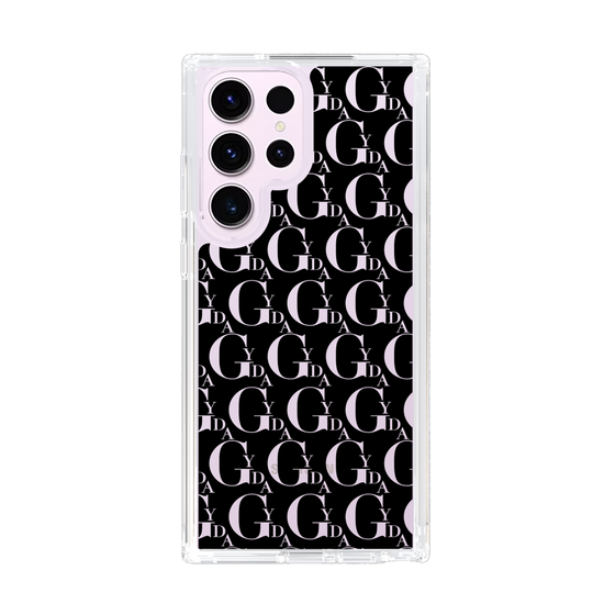 Slim Protection Case［ GYDA - Monogram - Black ］