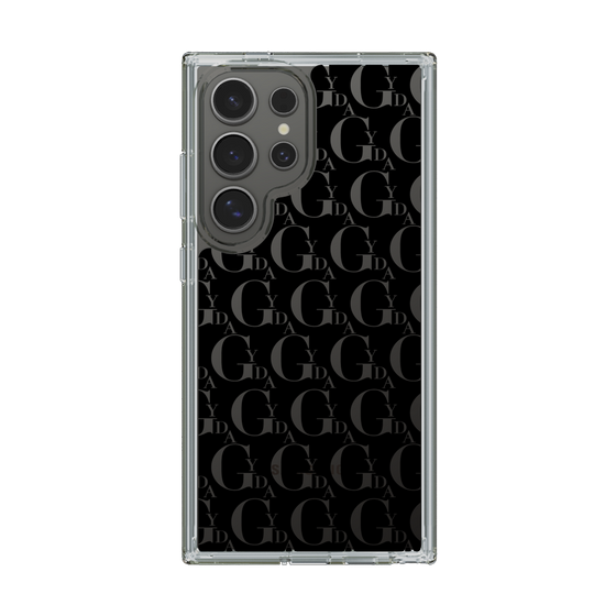 Slim Protection Case［ GYDA - Monogram - Black ］