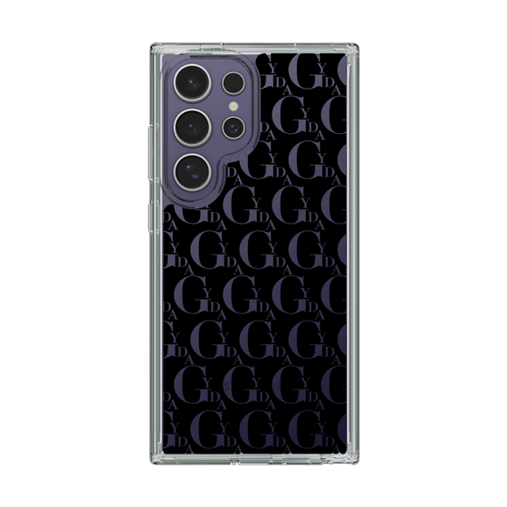 Slim Protection Case［ GYDA - Monogram - Black ］