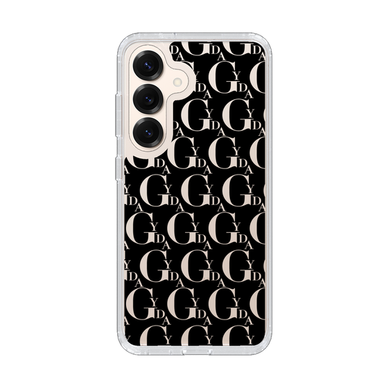 Slim Protection Case［ GYDA - Monogram - Black ］