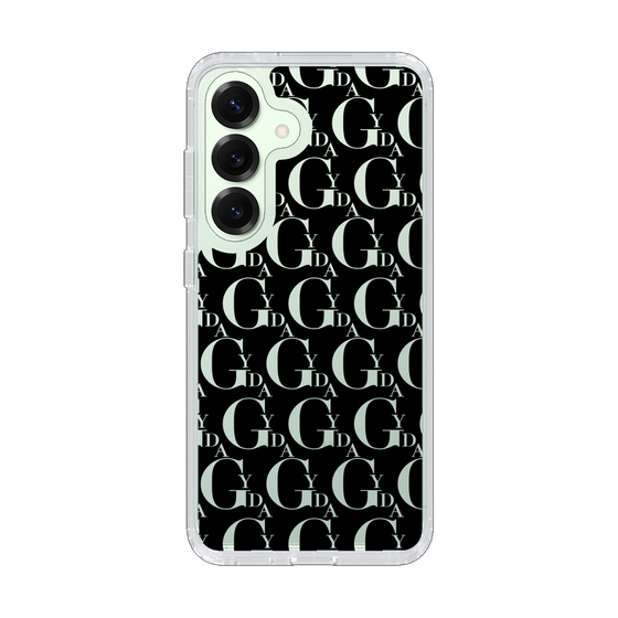 Slim Protection Case［ GYDA - Monogram - Black ］