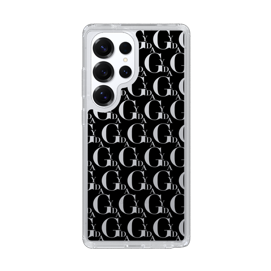 Slim Protection Case［ GYDA - Monogram - Black ］