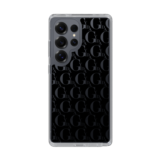 Slim Protection Case［ GYDA - Monogram - Black ］