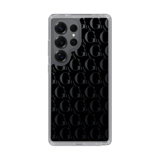 Slim Protection Case［ GYDA - Monogram - Black ］