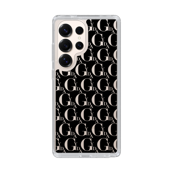 Slim Protection Case［ GYDA - Monogram - Black ］