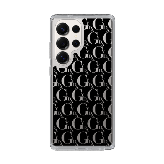 Slim Protection Case［ GYDA - Monogram - Black ］
