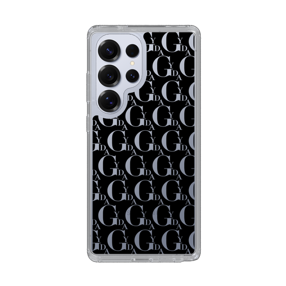 Slim Protection Case［ GYDA - Monogram - Black ］