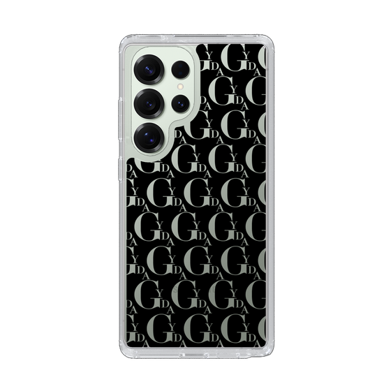 Slim Protection Case［ GYDA - Monogram - Black ］