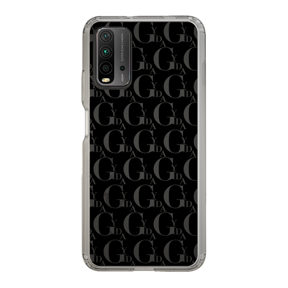 Slim Protection Case［ GYDA - Monogram - Black ］