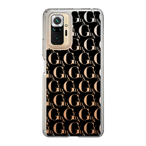 Slim Protection Case［ GYDA - Monogram - Black ］