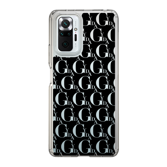 Slim Protection Case［ GYDA - Monogram - Black ］