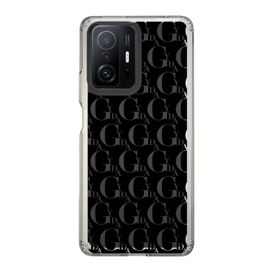 Slim Protection Case［ GYDA - Monogram - Black ］