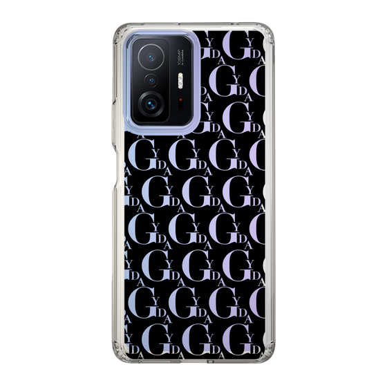 Slim Protection Case［ GYDA - Monogram - Black ］