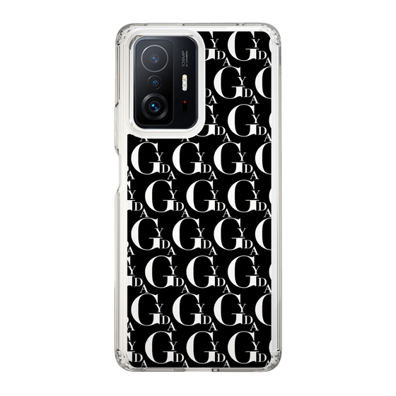 Slim Protection Case［ GYDA - Monogram - Black ］