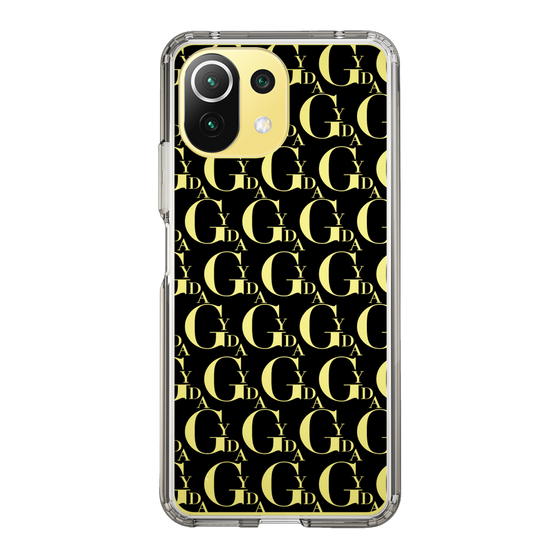 Slim Protection Case［ GYDA - Monogram - Black ］