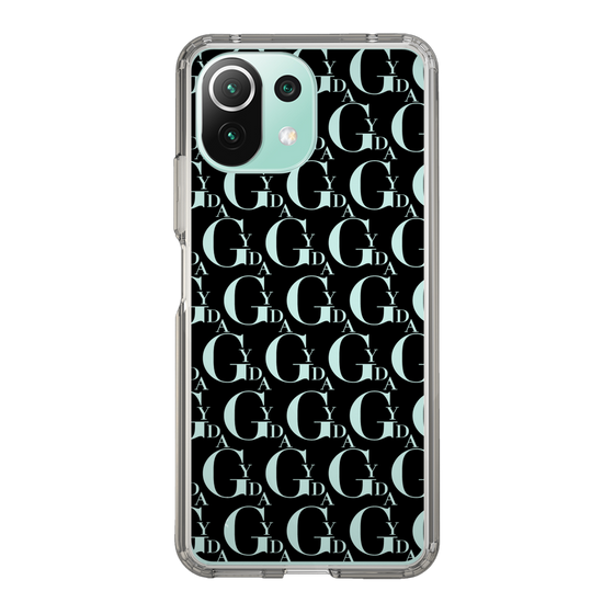 Slim Protection Case［ GYDA - Monogram - Black ］