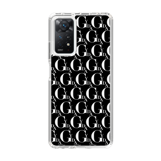 Slim Protection Case［ GYDA - Monogram - Black ］
