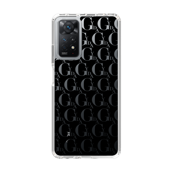 Slim Protection Case［ GYDA - Monogram - Black ］
