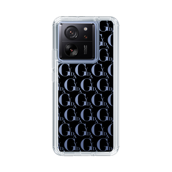 Slim Protection Case［ GYDA - Monogram - Black ］
