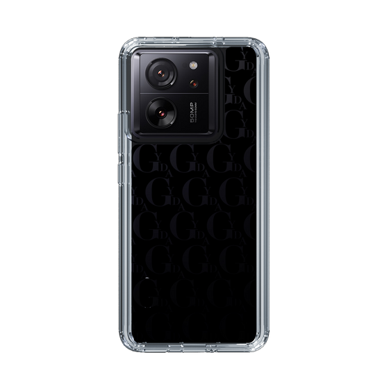 Slim Protection Case［ GYDA - Monogram - Black ］