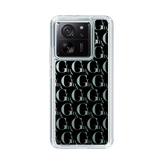 Slim Protection Case［ GYDA - Monogram - Black ］