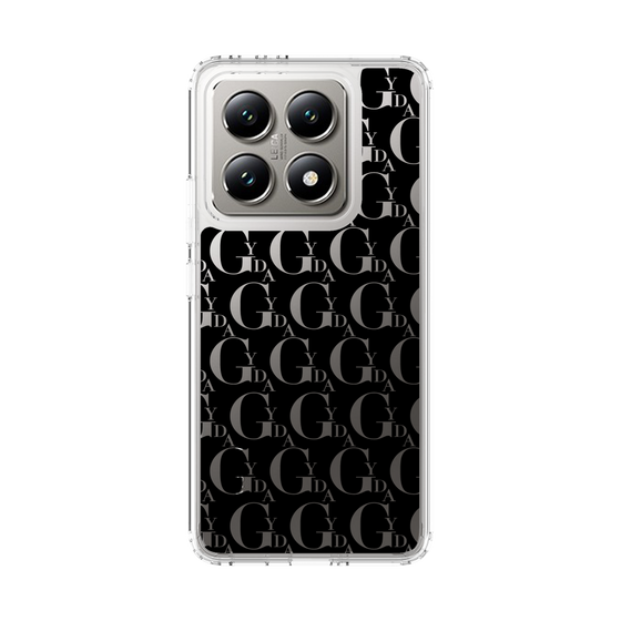 Slim Protection Case［ GYDA - Monogram - Black ］